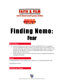 Finding Nemo - Barefoot Ministries