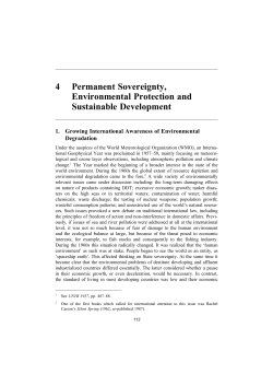 4 Permanent Sovereignty, Environmental Protection and