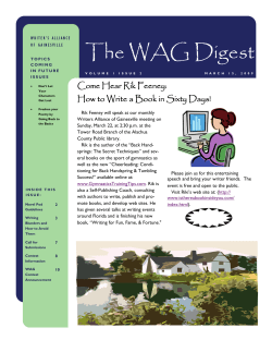 March 15, 2009 - Writers Alliance of Gainesville