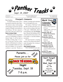 PT - Sept 14, 2007 - Pawcatuck Middle School