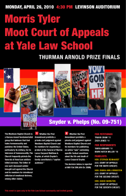 Snyder v. Phelps (No. 09-751)