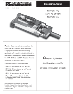 Stressing Jacks - Precision