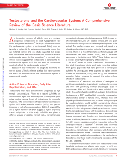 Testosterone and the Cardiovascular System: A Comprehensive