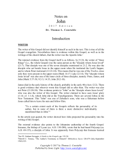 Notes on John