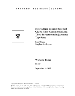How Major League Baseball Clubs Have Commercialized Their