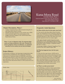FactKunaMoraStudy, PIM2.indd - Ada County Highway District