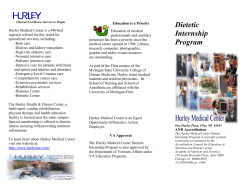 Hurley Medical Center is a 424-bed regional referral facility noted for