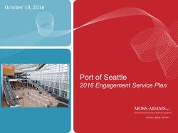 Moss-Adams Engagement Service Plan