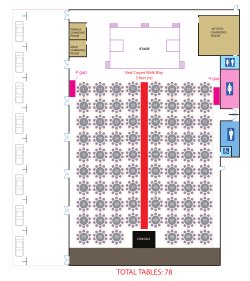 MSA Table plan-78 tables (6 feet)