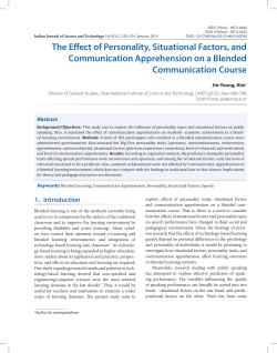 The Effect of Personality, Situational Factors, and Communication