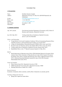 Korthals, Roxanne Amanda Address: Maastricht