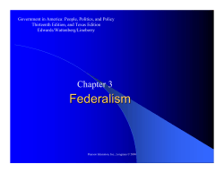 Federalism - National Paralegal College