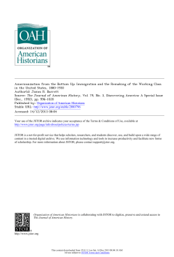 Americanization from the Bottom Up