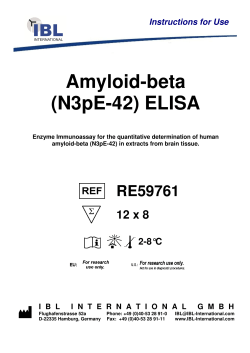 Amyloid-beta (N3pE-42) ELISA