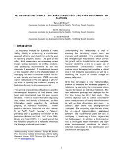 P47 OBSERVATIONS OF HAILSTONE CHARACTERISTICS