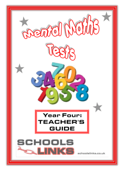 Test One - Schools Links