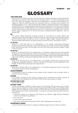 Glossary - NRA Museums