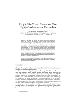 People Like Virtual Counselors That Highly
