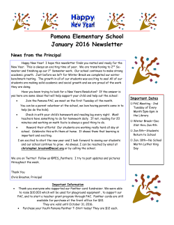 January Newsletter 2016