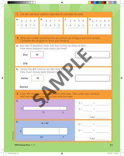 55 1. Use the standard addition algorithm to calculate the total. b