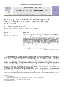 Solution of generalized matrix Riccati differential equation for