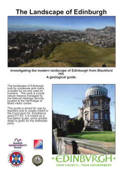 Teachers Guide - Edinburgh Geological Society