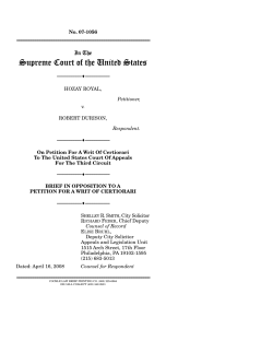 Brief in opposition