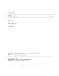 Flying Cat - ScholarWorks @ UMT