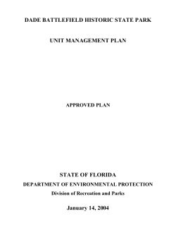 Dade Battlefield Historic State Park