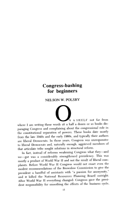 Congress-bashing for beginners