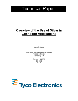 Overview of the Use of Silver in Connector