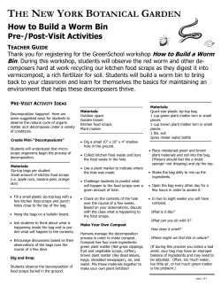 How to Build a Worm Bin - New York Botanical Garden