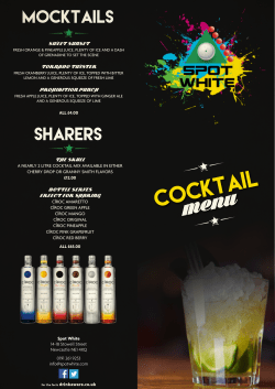 Cocktail - Spot White