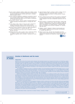 Emotion in Beethoven and his music