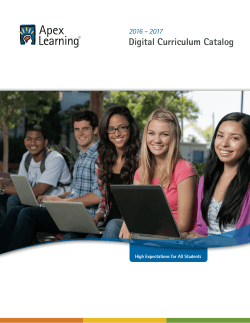 2016-2017 Catalog