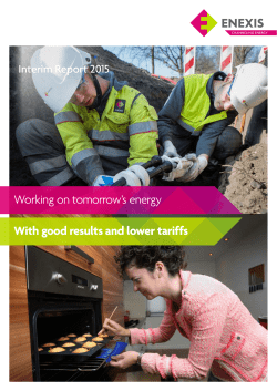 Enexis Interim Report 2015