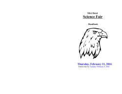 Science Fair - Bond Elementary