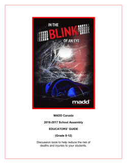 School Assembly Program Educators` Guide