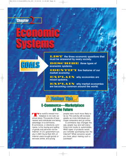 Chapter 2 Economic Systems