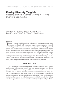 Making Diversity Tangible: