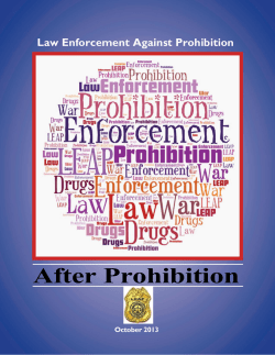 After Prohibition - Law Enforcement Action Partnership