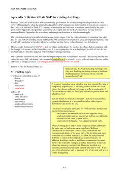 RdSAP 9.92 Appendix S