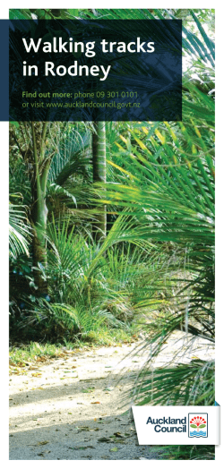 Walking Tracks in Rodney