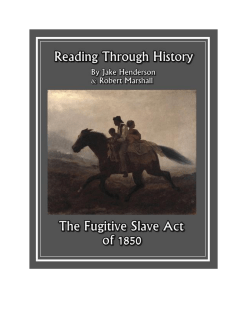 The Fugitive Slave Act of 1850