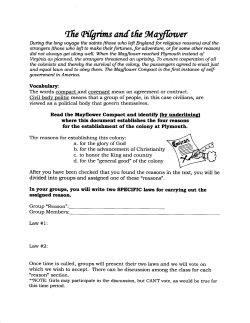 The Pilgrims and Mayflower / Adobe Acrobat Document