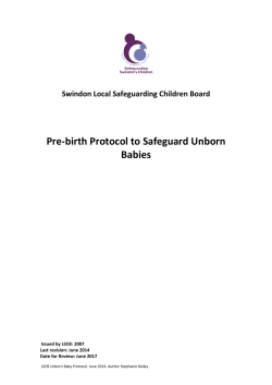 Swindon Unborn Baby Protocol