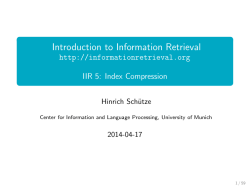 Introduction to Information Retrieval