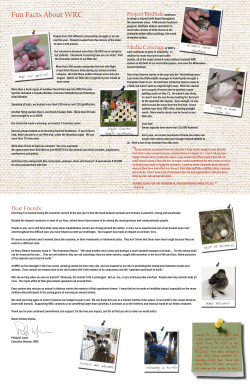 Fun Facts About WRC - The Wildlife Rehabilitation Center of