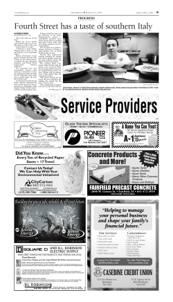 Fourth Street has a taste of southern Italy