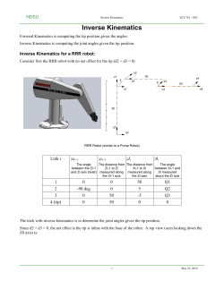 Inverse Kinematics